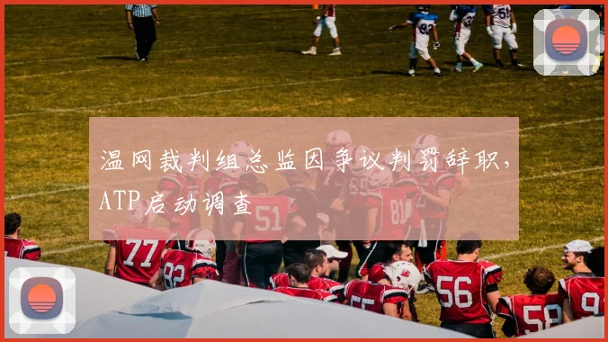 温网裁判组总监因争议判罚辞职，ATP启动调查